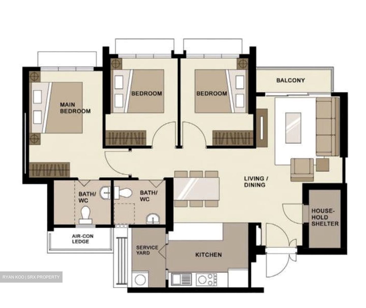 Blk 421B Northshore Straitsview (Punggol), HDB 4 Rooms #536344291